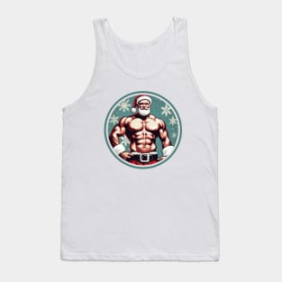 Muscle Santa Claus Tank Top